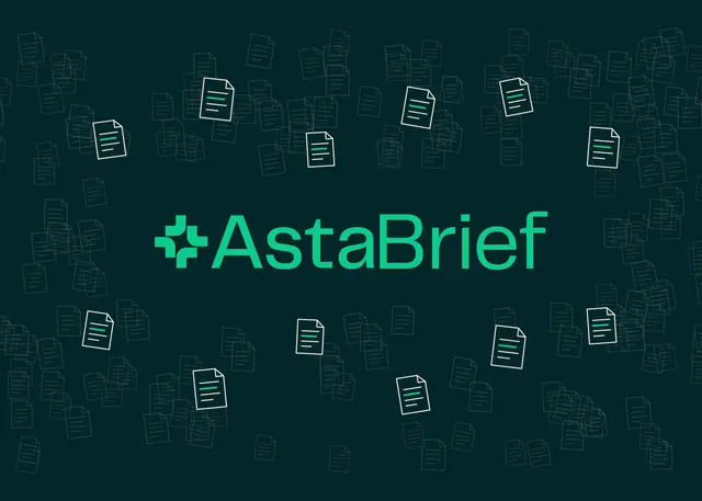 AstaBrief hero image from the Ai2 blog post about the open report-generation model