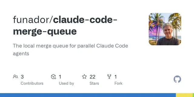 Show HN: A local merge queue for parallel Claude Code agents