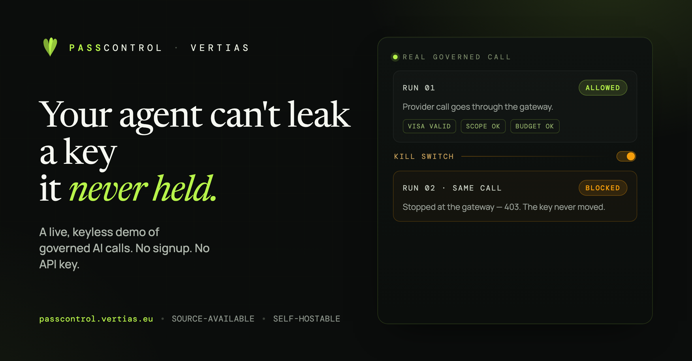 Show HN: PassControl – so your AI agents never hold your real API keys
